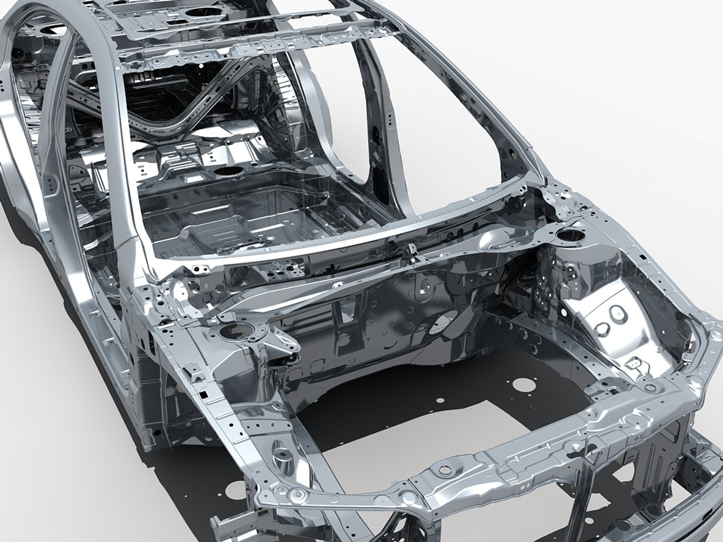 3D Car Frame Model - TurboSquid 1241147