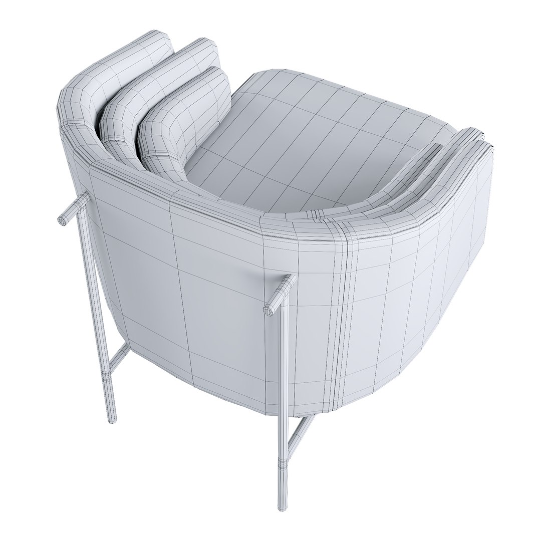 Hug Armchair 3D - TurboSquid 1409002