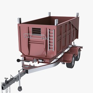 Body Tipper Trailer 3D model