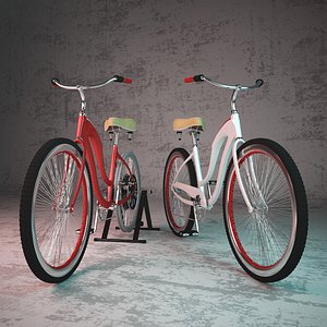 3D bike dynamo powered