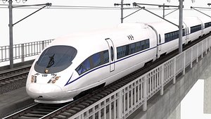 china train 3D model