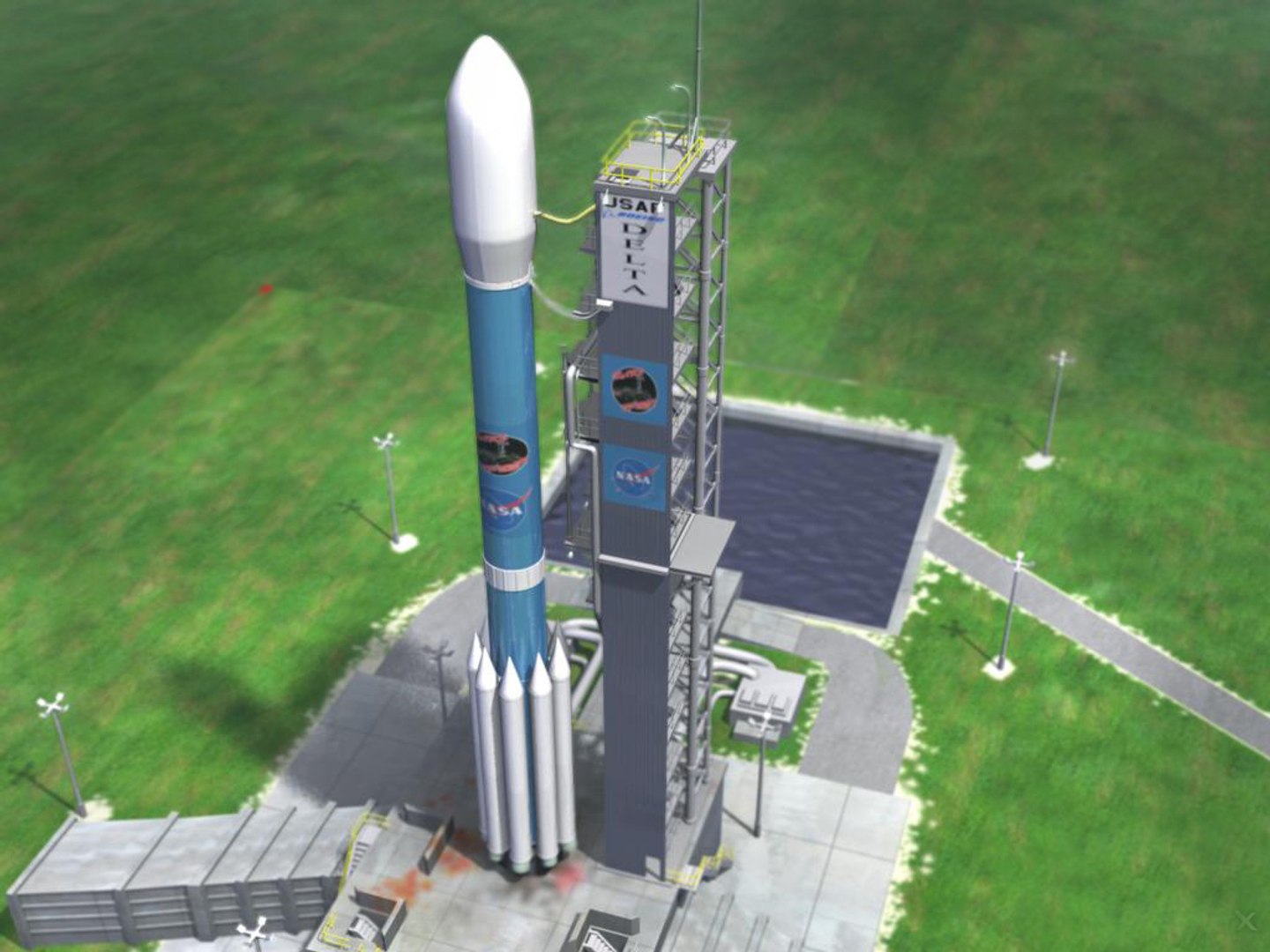Delta Ii Launch Vehicle 3ds