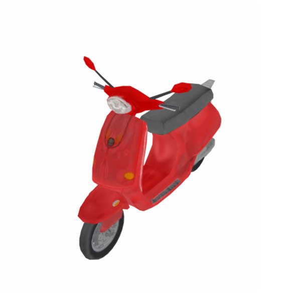 modern scooter 3d max