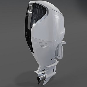 Honda Bf350 V8 Outboard 3D Model model