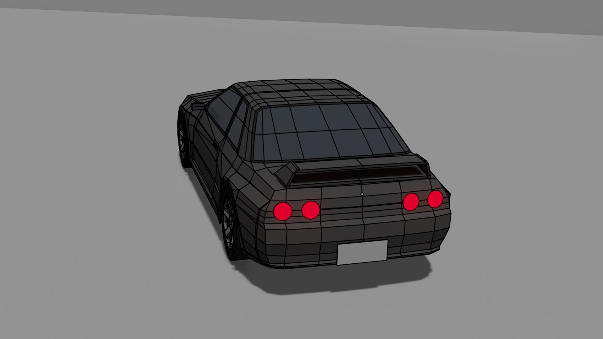 Low Poly Nissan Skyline Gt R Viii R32 3d Model Turbosquid 1817210