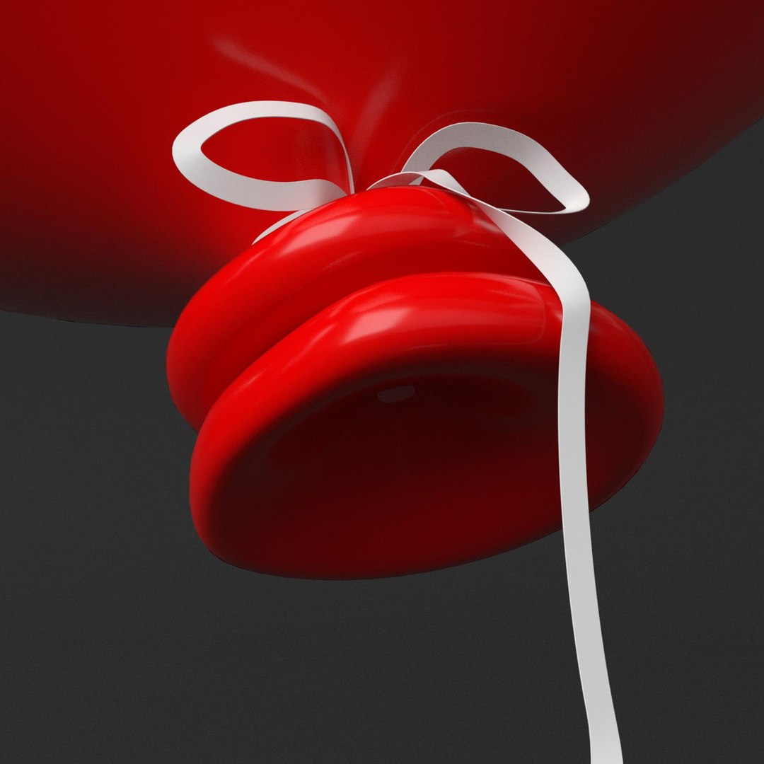 3D Balloon String Model - TurboSquid 1414484