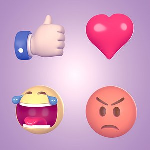 Cartoon Pack Smiley - Icons - Heart - Like Hand