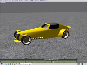 free two-seater 3d model
