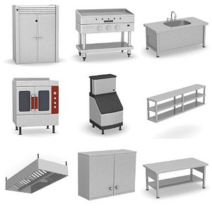 3d model kitchen