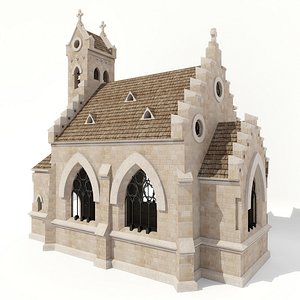 lutheran church kirche 01 3d max