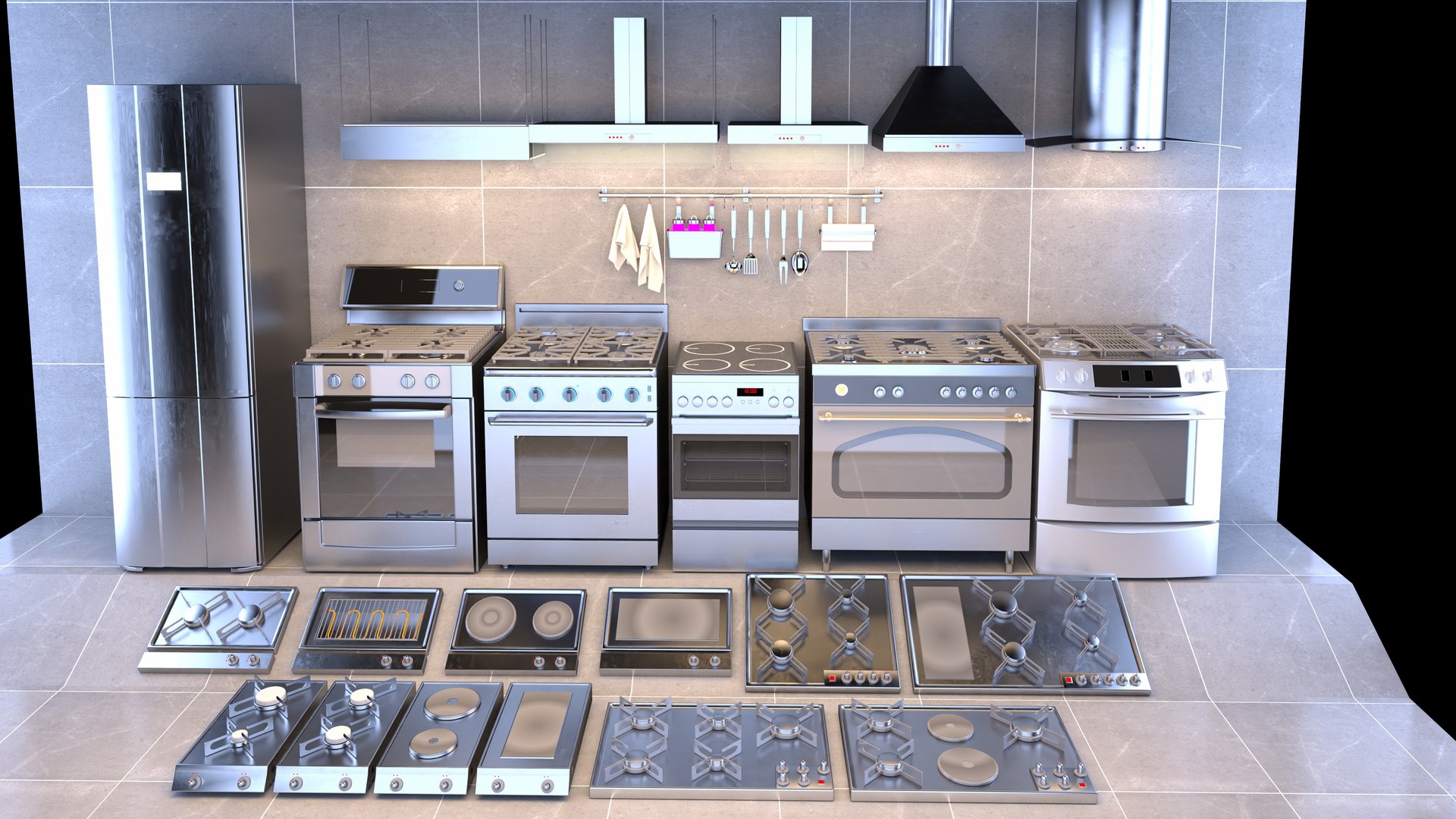 Cooker model - TurboSquid 2010591