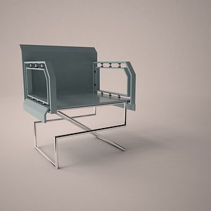 modern chair 3d 3ds