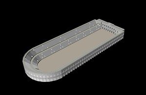 3d model roman circus stadium domitian