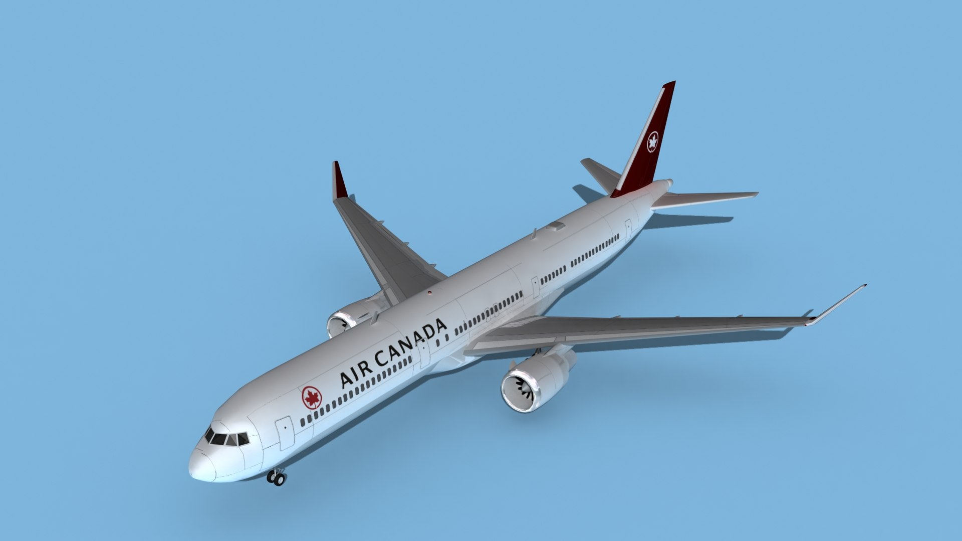 Boeing 767-400 Air Canada Model - TurboSquid 1760005