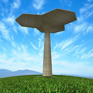palm furniture garden 3d model
