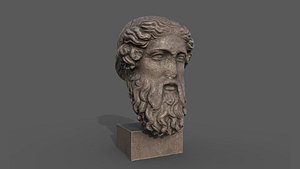 3D head of Dionysus model