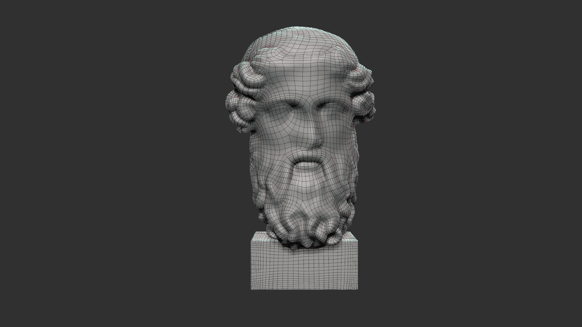 3D Head Of Dionysus Model - TurboSquid 1823097
