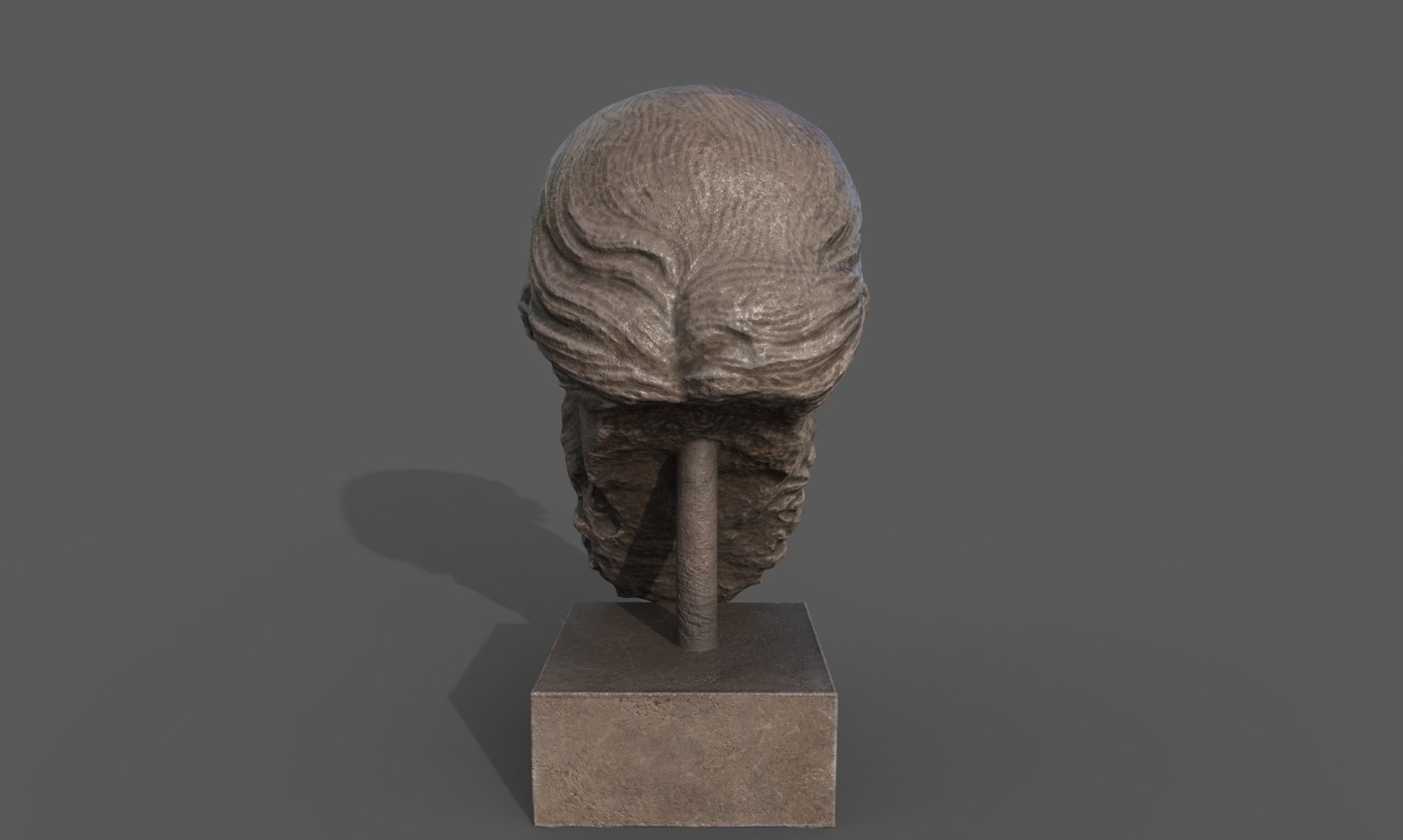 3D Head Of Dionysus Model - TurboSquid 1823097