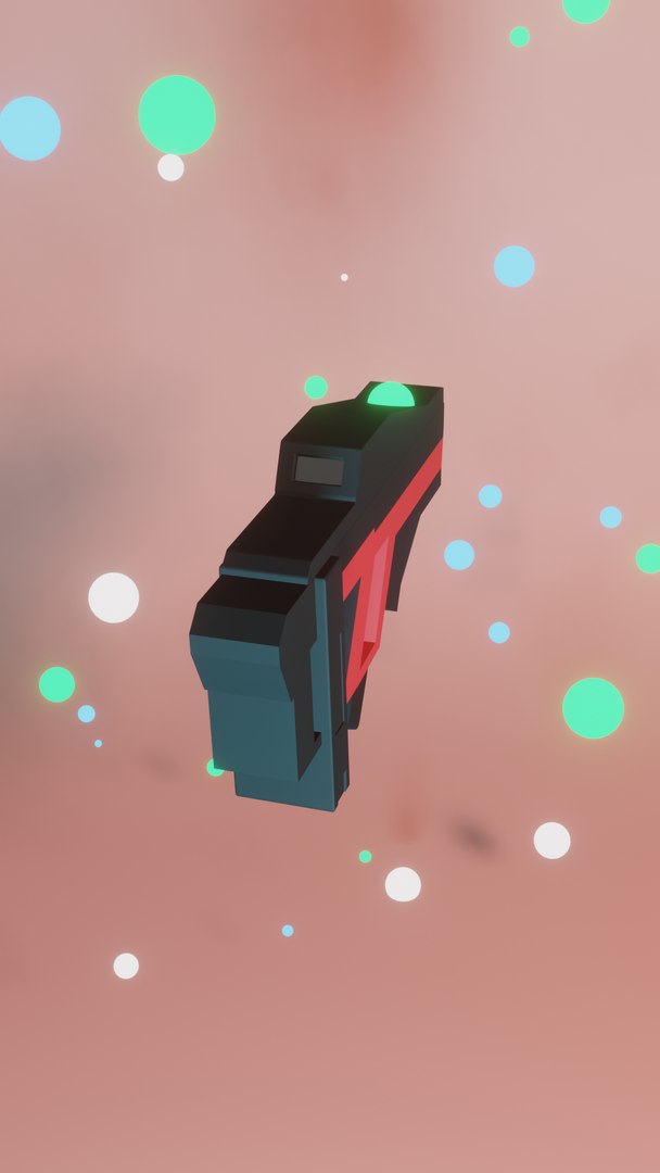 3D Low Poly Gun - TurboSquid 1978692