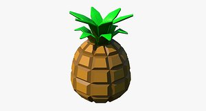 3D fruits model