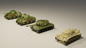 3D WW2 tanks