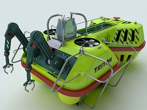 research submarine sub 3d 3ds