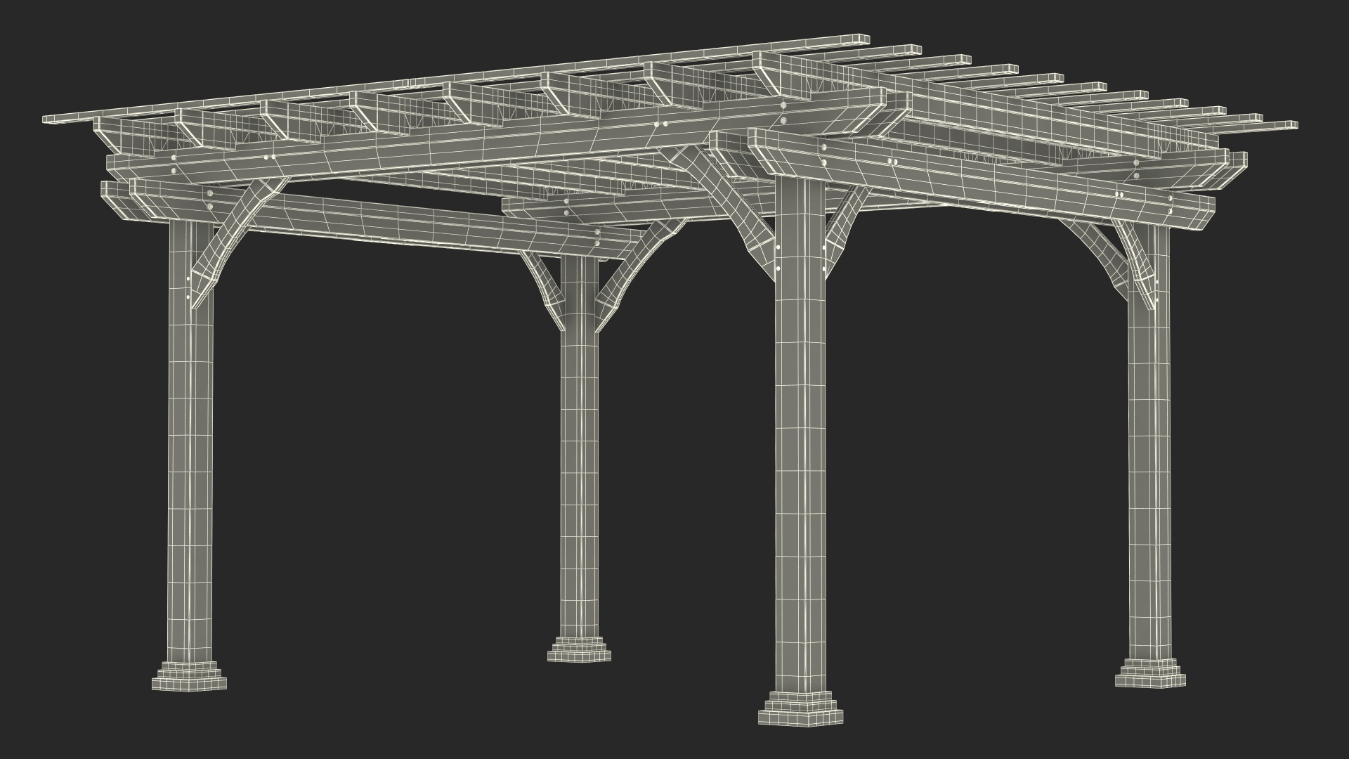 3D White Painted Wooden Pergola model https://p.turbosquid.com/ts-thumb/81/y9vDw5/4y/white_painted_wooden_pergola_361/jpg/1683981400/1920x1080/turn_fit_q99/50ec7c1308538e3d3019db5c4587aeaa59e12500/white_painted_wooden_pergola_361-1.jpg
