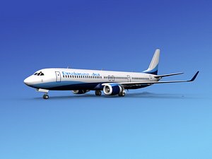 3d 3ds 737-900er 737 airplane 737-900