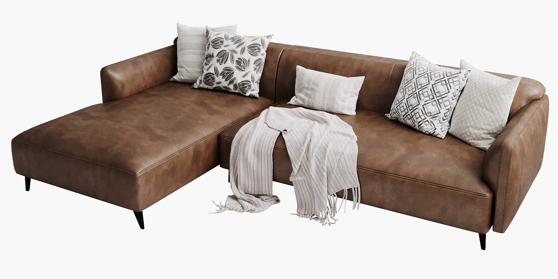 Boconcept Modena Chaise Lounge 3D Model - TurboSquid 1628855
