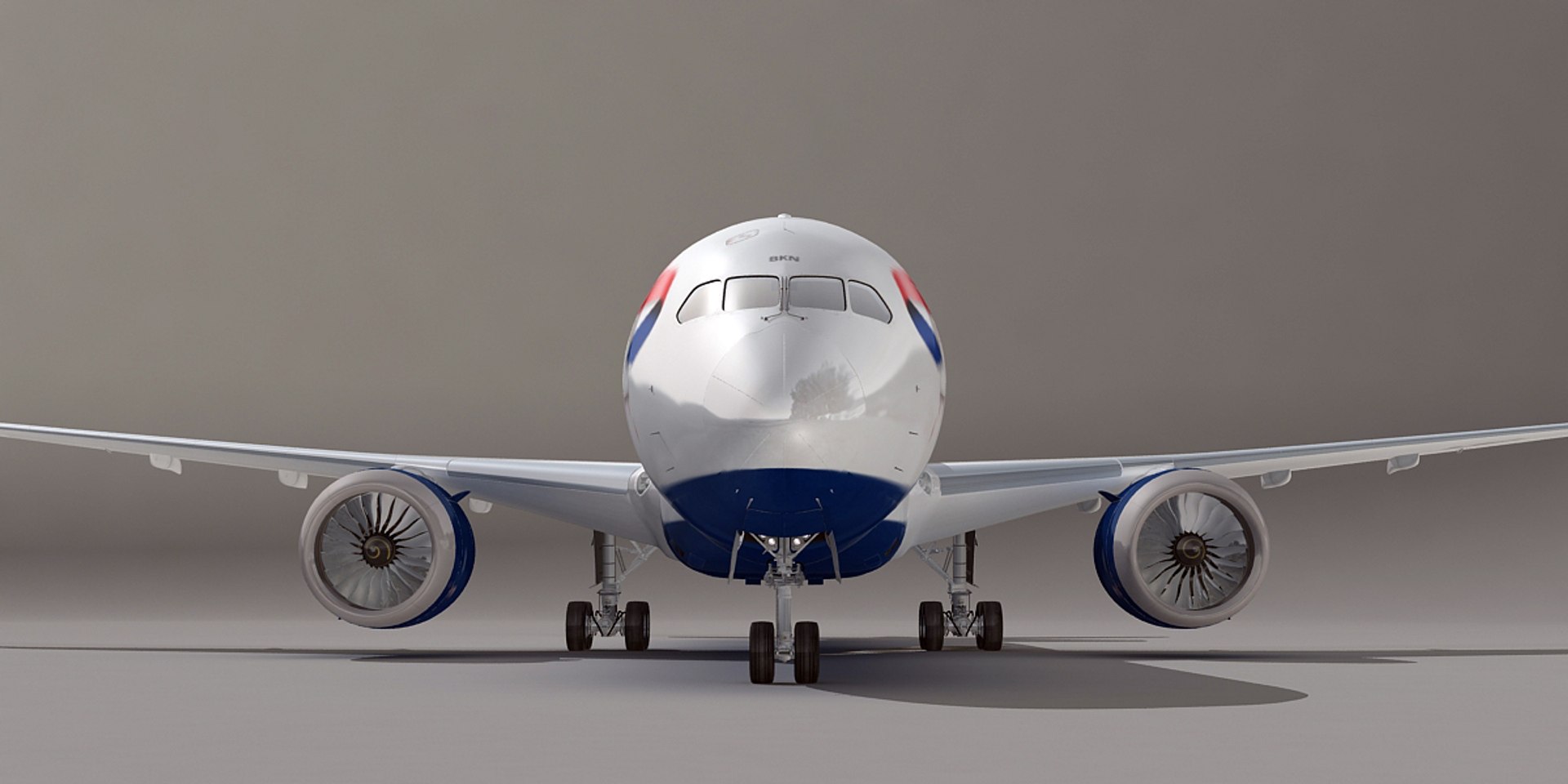 3d Boeing 787-9 Dreamliner Plane