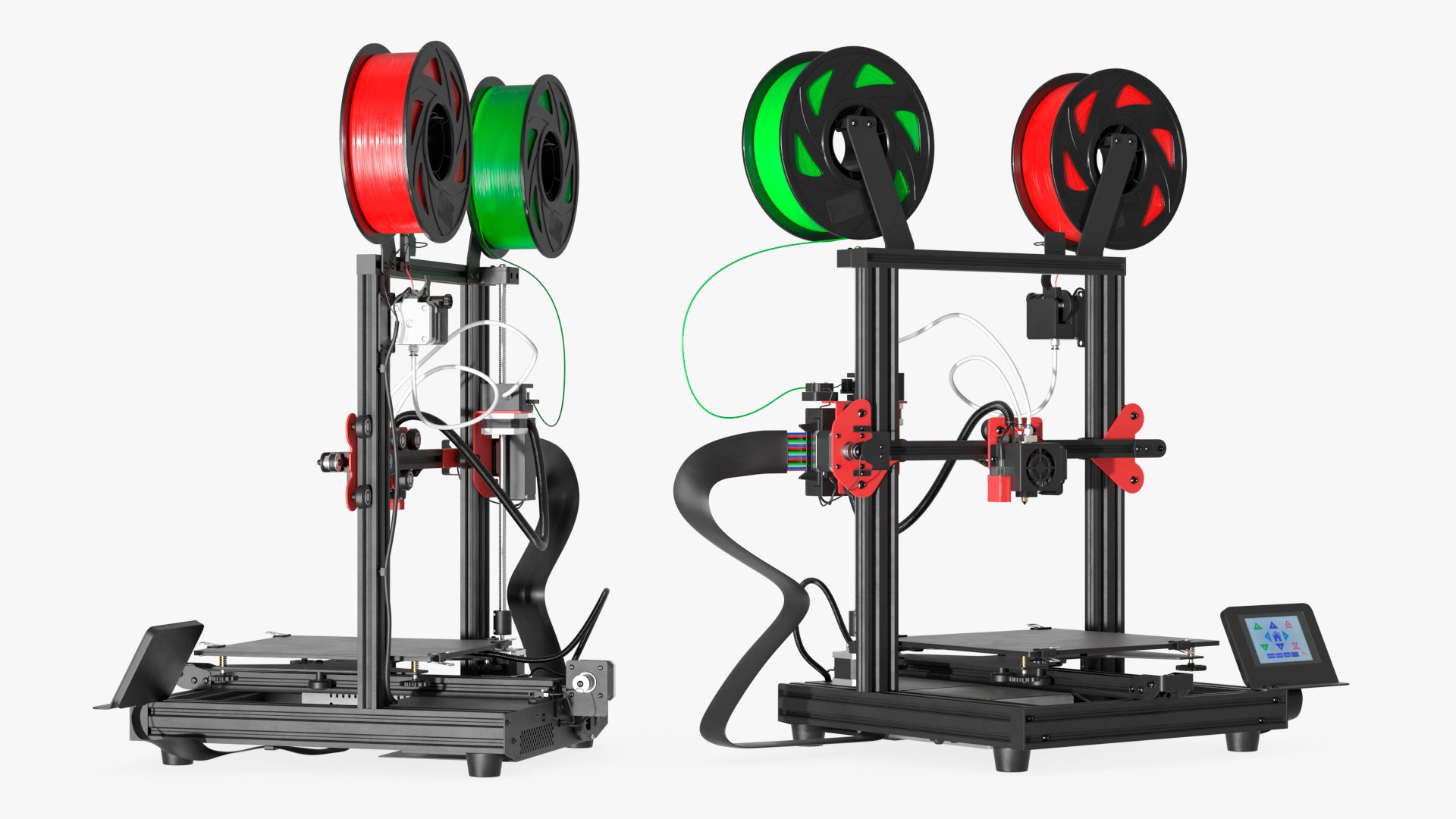 Dual Color 3D Printer 3D model preview