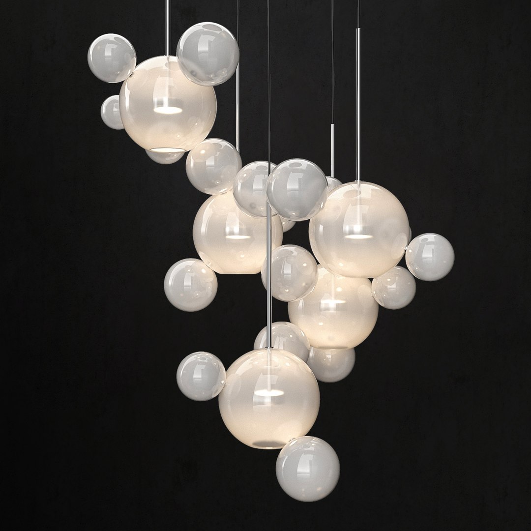 3D Giopato Coombes Bolle Chandelier - TurboSquid 1506682