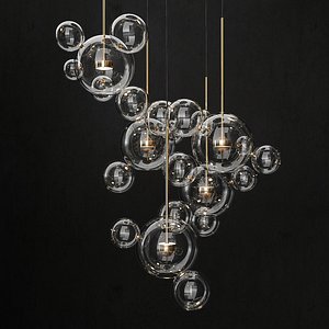 3D giopato coombes bolle chandelier