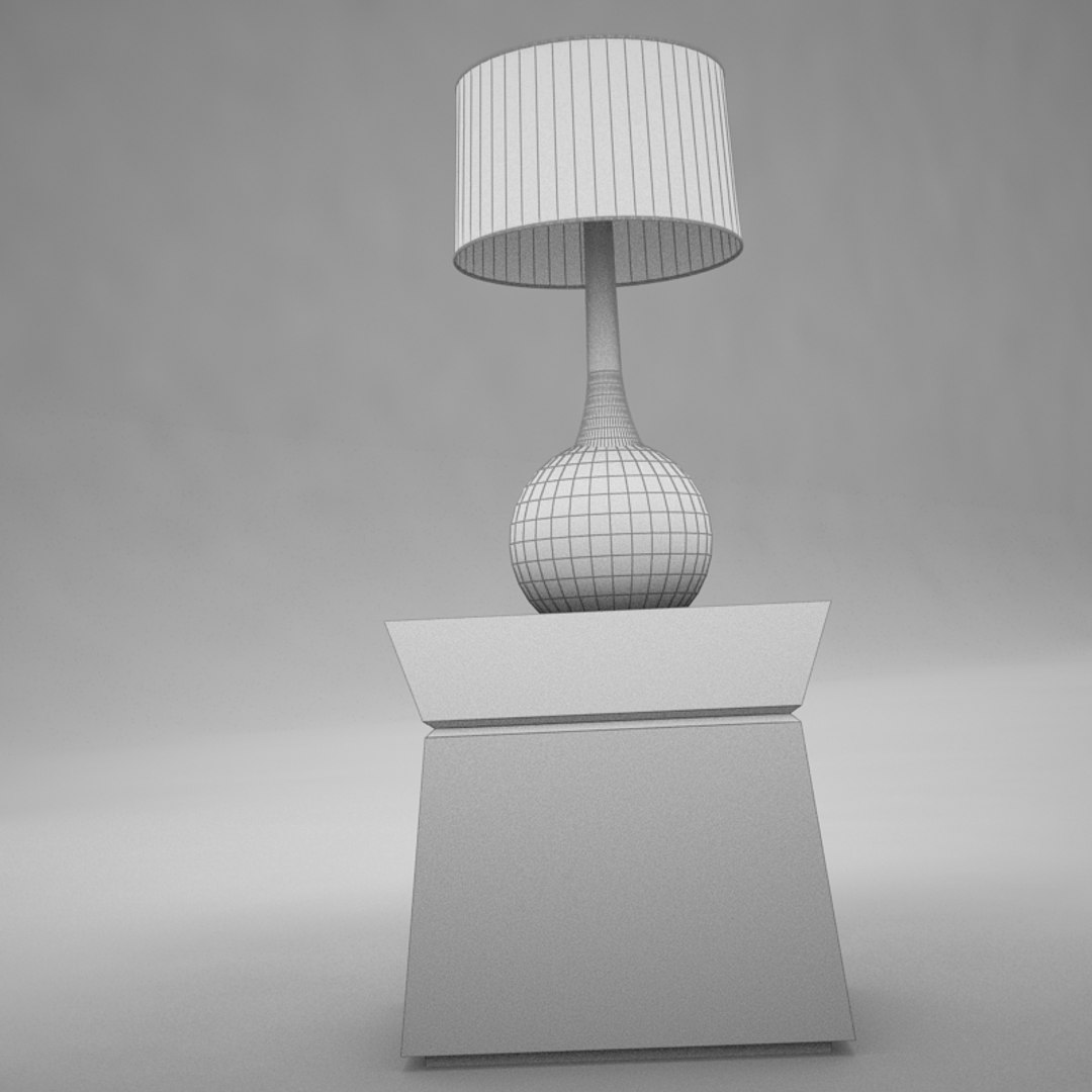 3d Model Lamp Scene