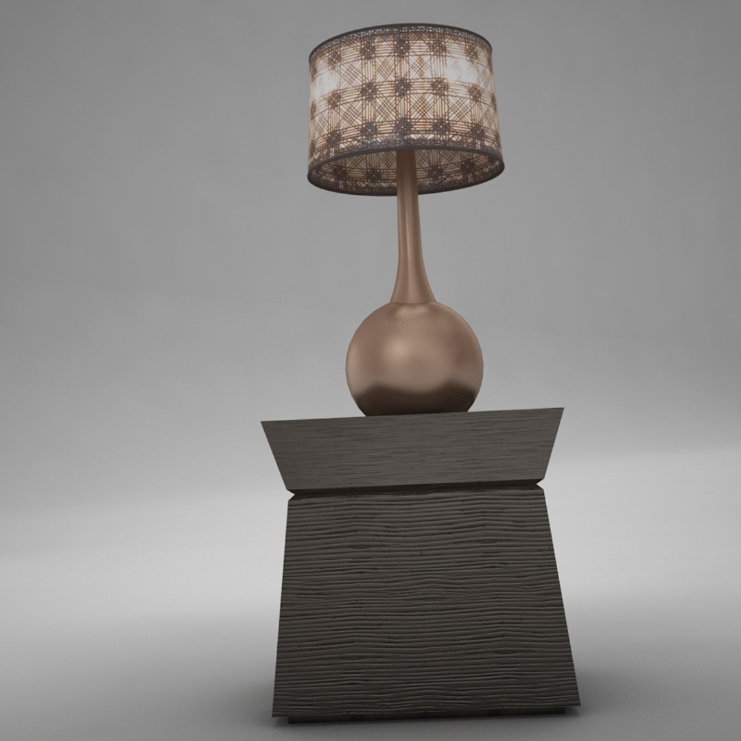 3d Model Lamp Scene