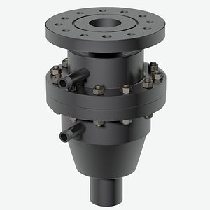 3d electric pump oil model