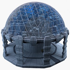 3d model dome city mht-05