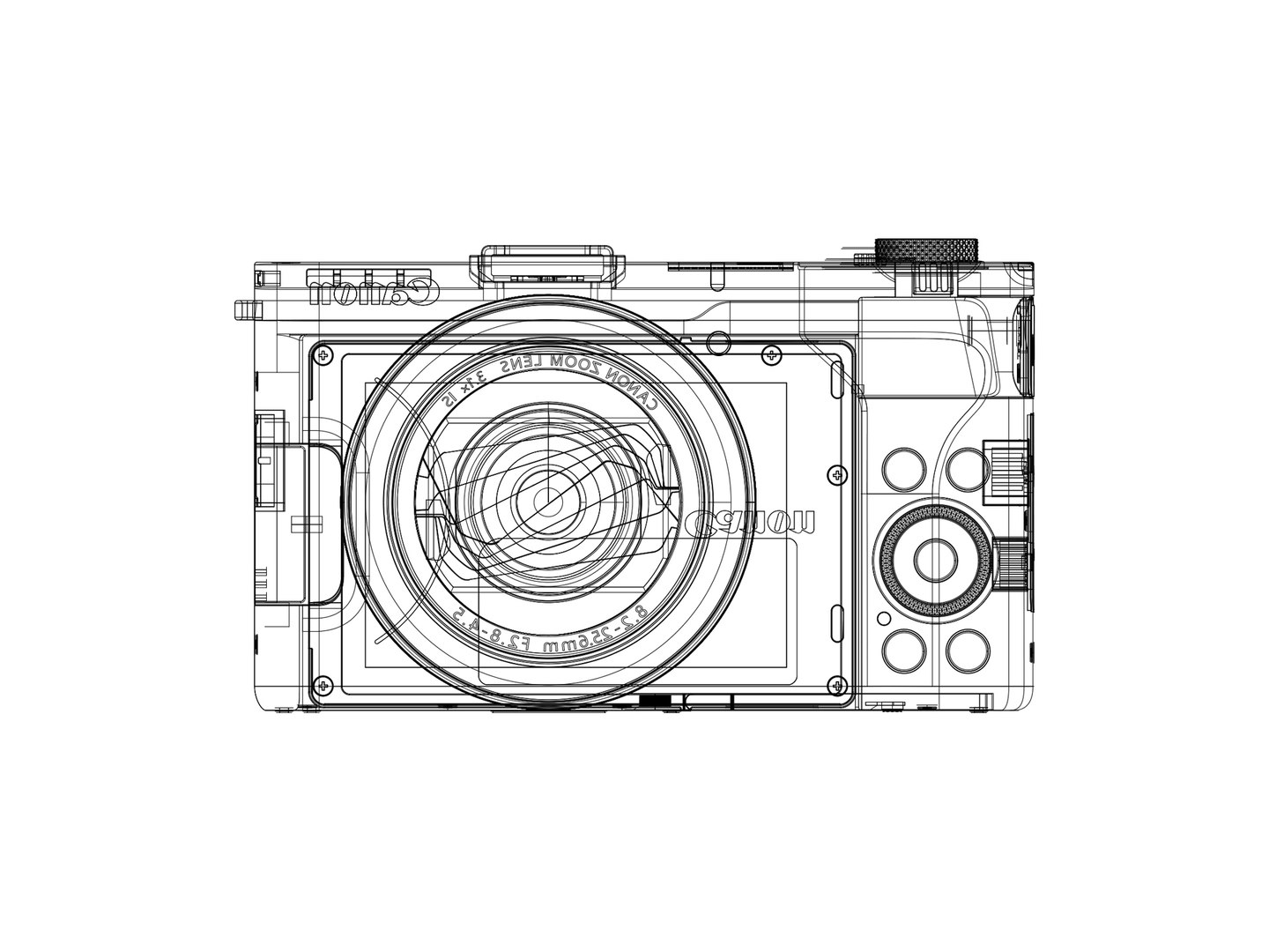 Canon PowerShot V1 3D https://p.turbosquid.com/ts-thumb/82/CFXQAa/1T/preview26/jpg/1746680105/1920x1080/fit_q87/1d2531edda5798e82e9ce588f824be715bfd6af5/preview26.jpg