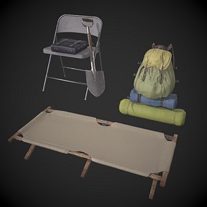 Camping Equipment 3D model