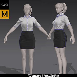 Women's Business Suit marvelous designer