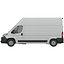 Intérieur détaillé de l'Opel Movano L3H3 2024