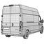 Intérieur détaillé de l'Opel Movano L3H3 2024