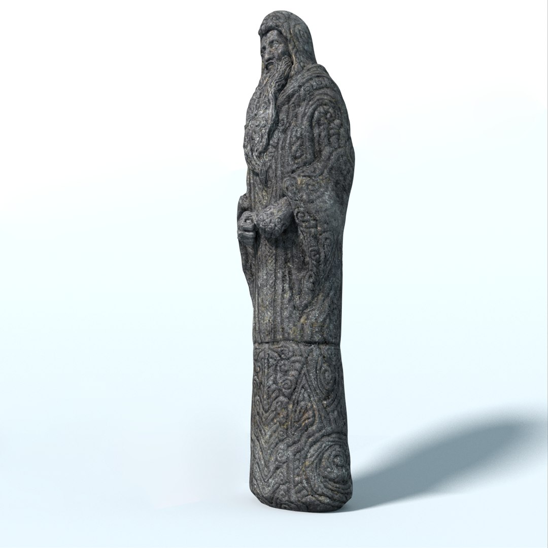 Fantasy Statue Magician 3D Model - TurboSquid 1340598