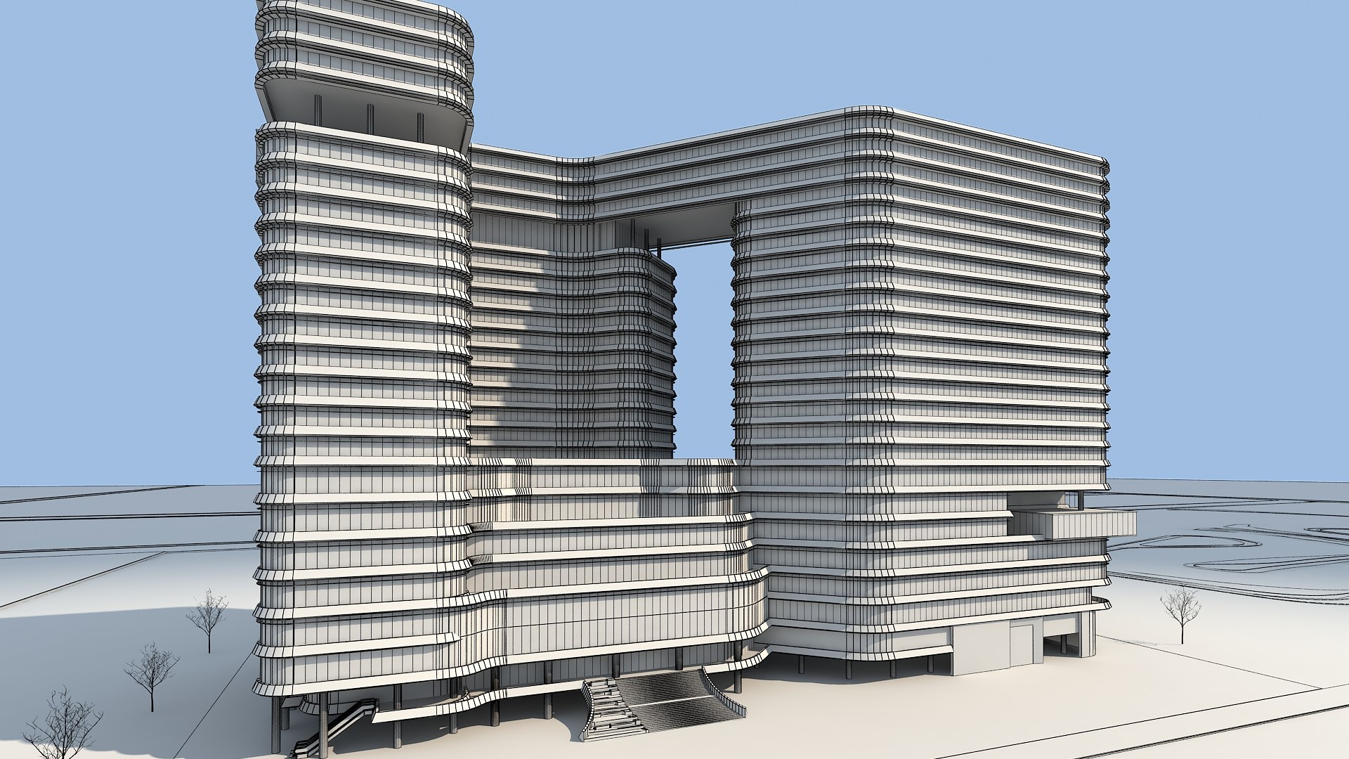Modern Building Collection 02 3D Model - TurboSquid 1979403