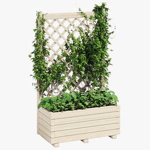 Planter with Trellis 66 litres