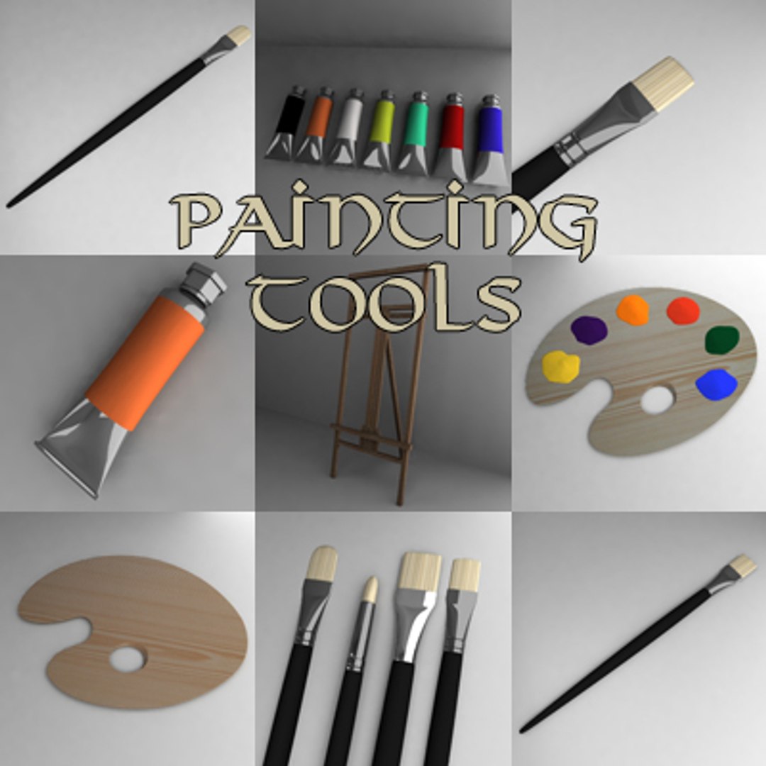 3d model painting tools