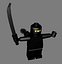 Postać LEGO Ninja (uzbrojona)