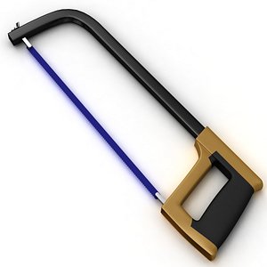 3d model saw handsaw hacksaw