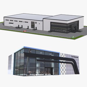 3D Car Dealership Collection