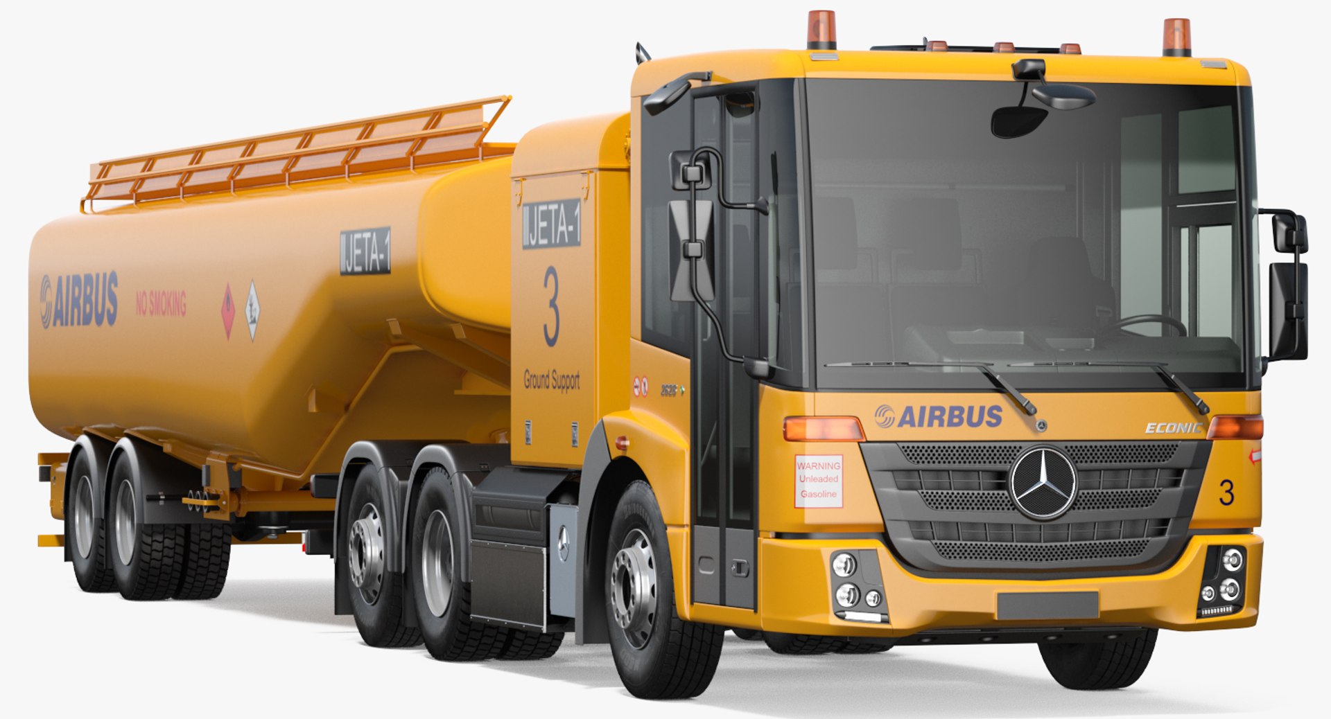 Mercedes-Benz Aircraft Refueler 3D model preview